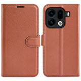 OPPO Find X9 Pro - EIDERWOOD Kunstlæder Flip Cover - Brun