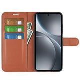 OPPO Find X9 Pro - EIDERWOOD Kunstlæder Flip Cover - Brun