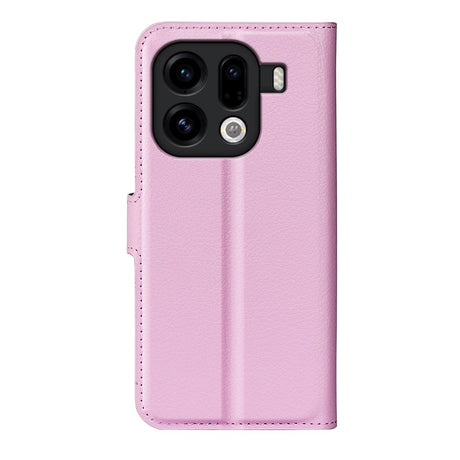 OPPO Find X9 Pro - EIDERWOOD Kunstlæder Flip Cover - Lyserød
