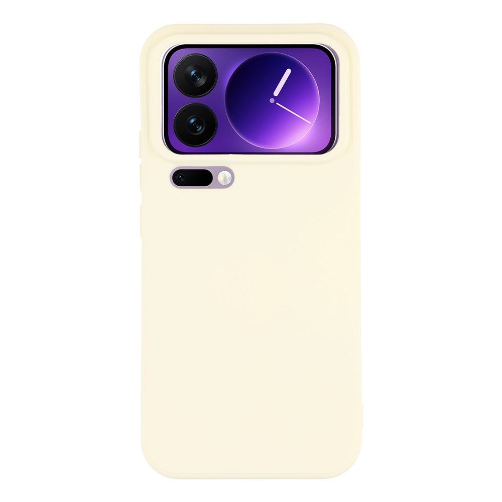 Xiaomi 17 Pro Amorus Fleksibelt Plastik Mobil Cover - Beige