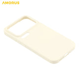 Xiaomi 17 Pro Amorus Fleksibelt Plastik Mobil Cover - Beige