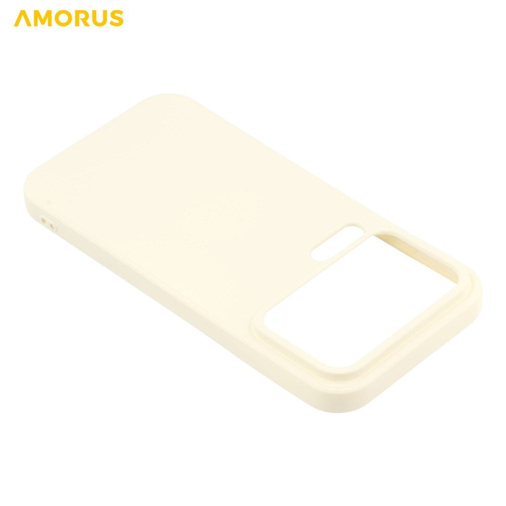 Xiaomi 17 Pro Amorus Fleksibelt Plastik Mobil Cover - Beige