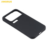 Xiaomi 17 Pro Amorus Fleksibelt Plastik Mobil Cover - Sort