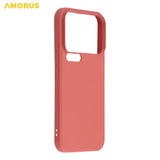 Xiaomi 17 Pro Amorus Fleksibelt Plastik Mobil Cover - Rød