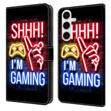 EIDERWOOD Samsung Galaxy S26 Kunstlæder Flip Cover m. Print - Neon