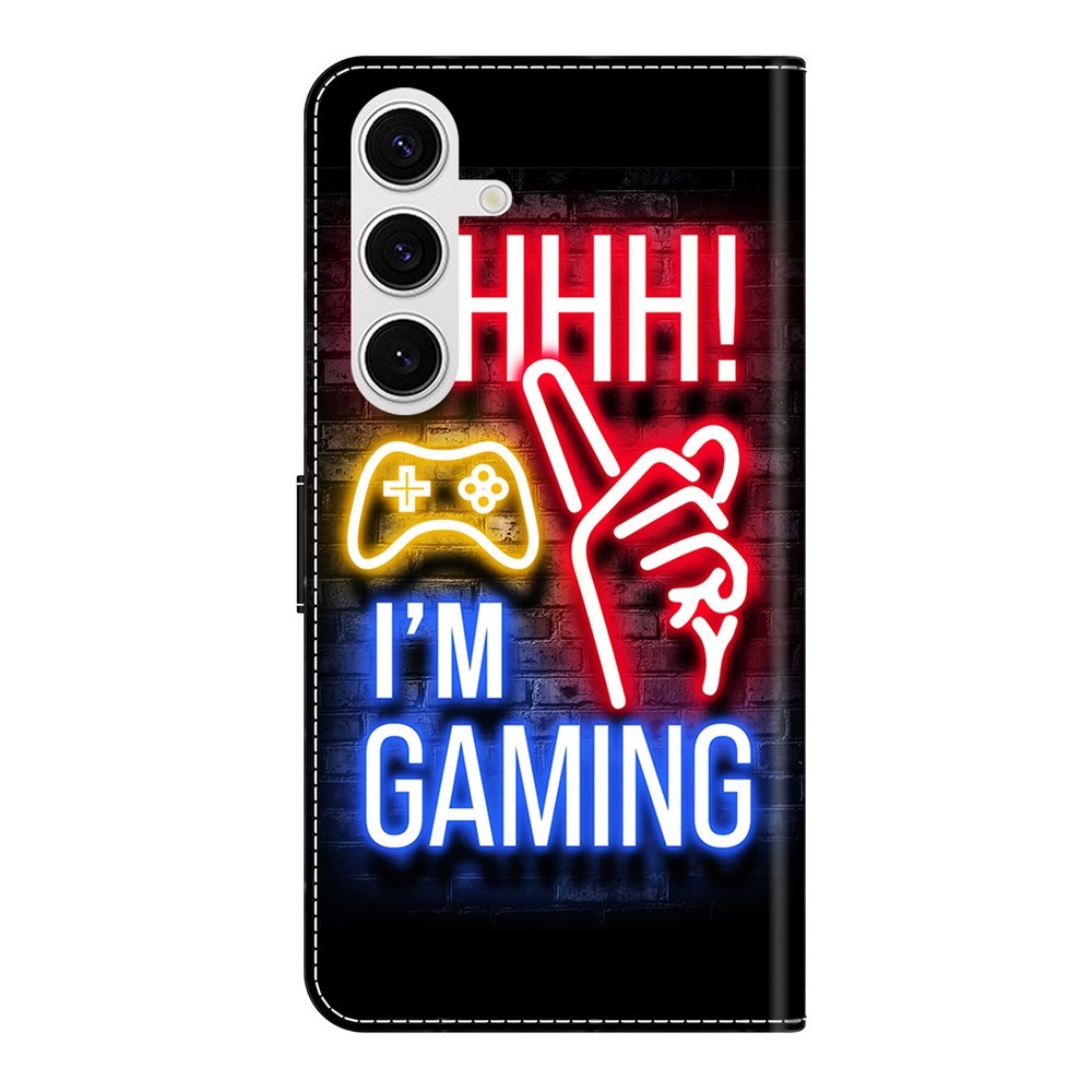 EIDERWOOD Samsung Galaxy S26 Kunstlæder Flip Cover m. Print - Neon