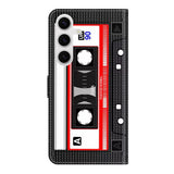 EIDERWOOD Samsung Galaxy S26 Kunstlæder Flip Cover m. Print - Kassettebånd