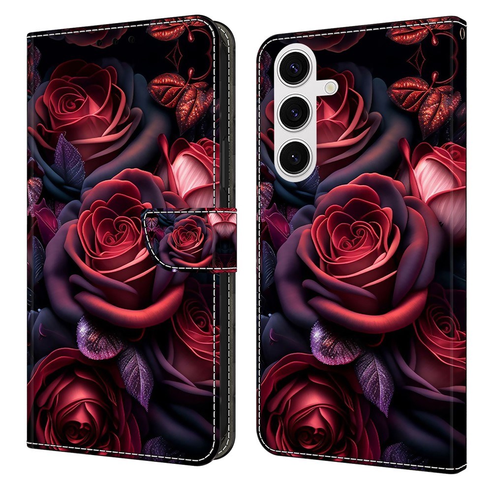 EIDERWOOD Samsung Galaxy S26 Kunstlæder Flip Cover m. Print - Roser