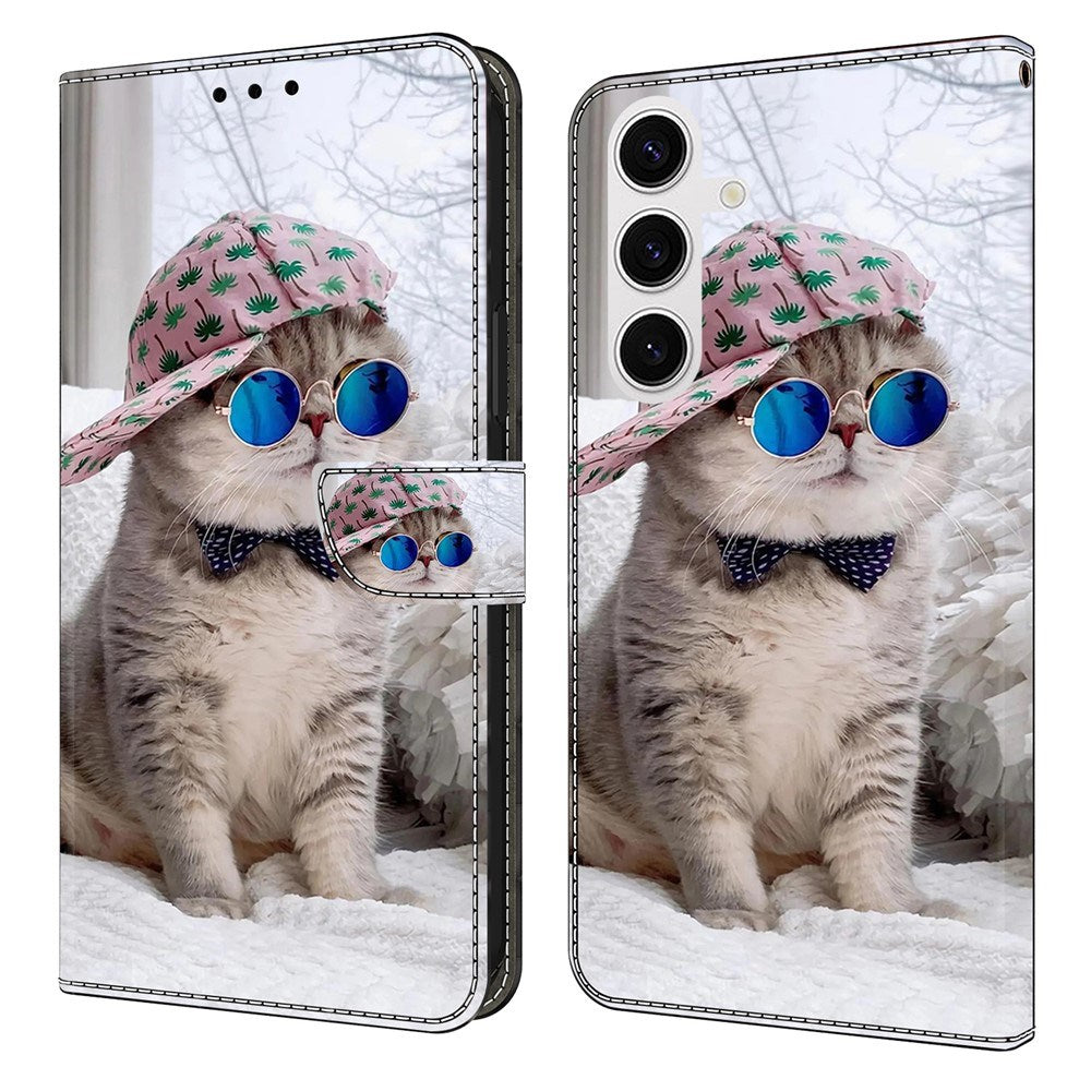 EIDERWOOD Samsung Galaxy S26+ (Plus) Kunstlæder Flip Cover m. Print - Kat
