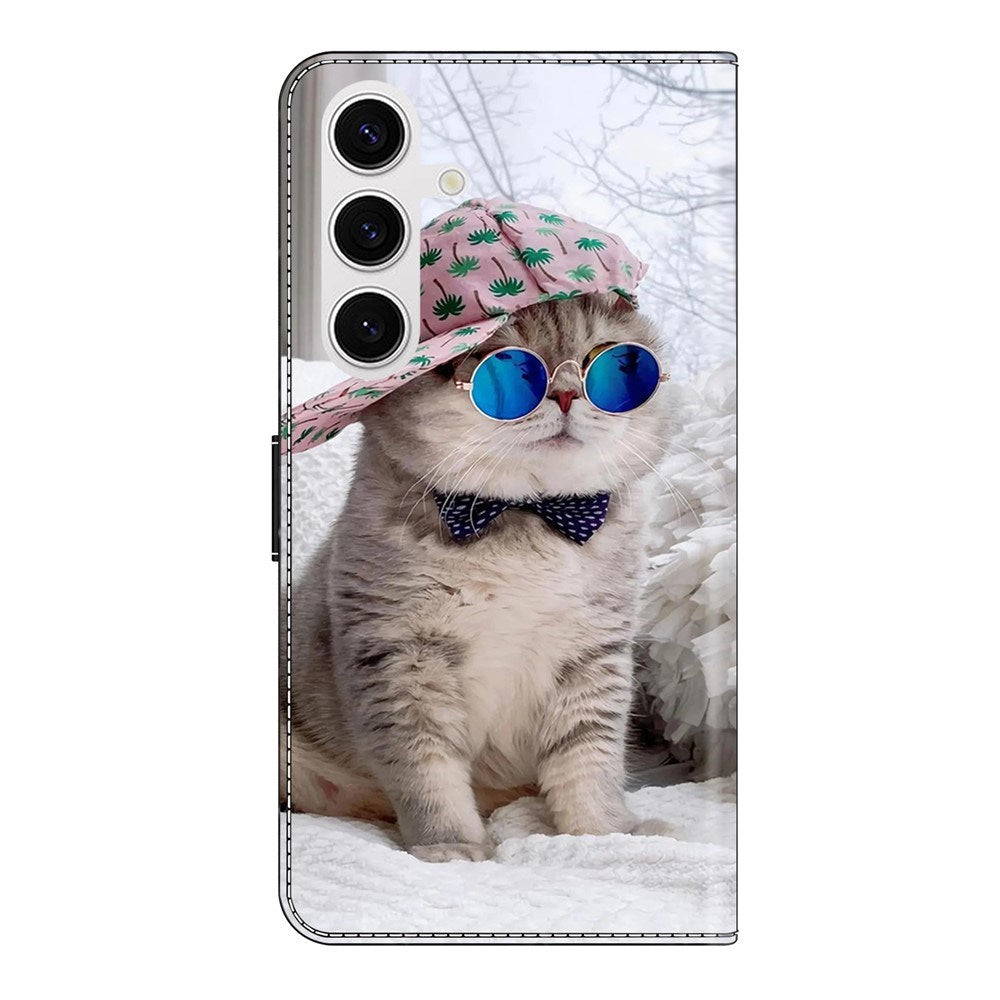 EIDERWOOD Samsung Galaxy S26+ (Plus) Kunstlæder Flip Cover m. Print - Kat