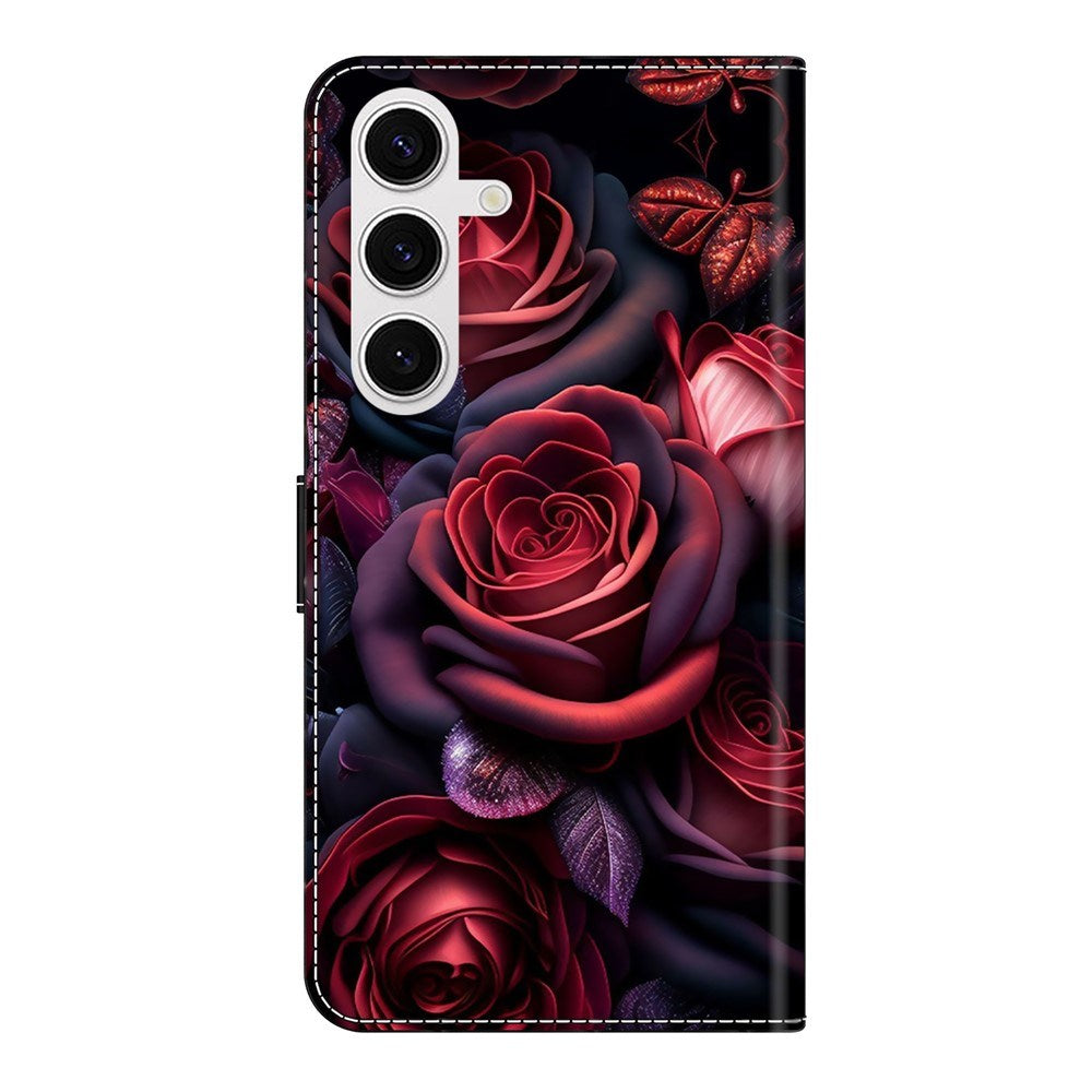EIDERWOOD Samsung Galaxy S26+ (Plus) Kunstlæder Flip Cover m. Print - Roser