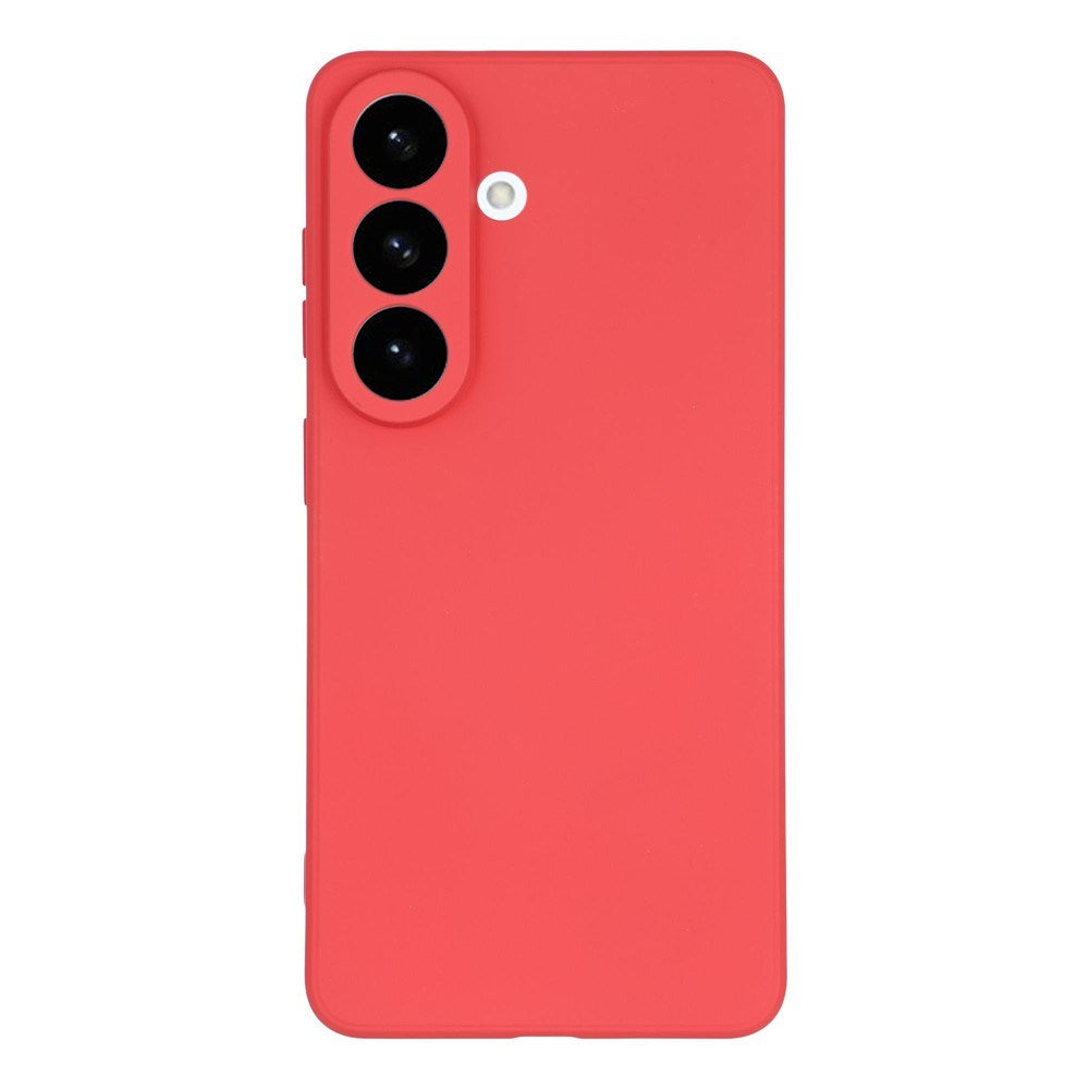 Samsung Galaxy S26 EIDERWOOD Fleksibelt Plast Mobil Cover - Mørkerød