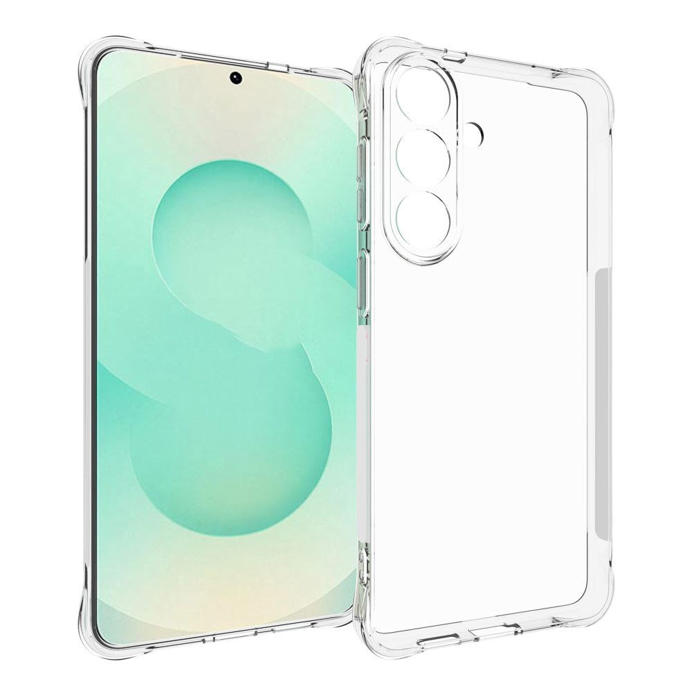 Samsung Galaxy S26+ (Plus) EIDERWOOD Fleksibelt Plast Bagside Cover m. Stødabsorberende Hjørner - Gennemsigtig