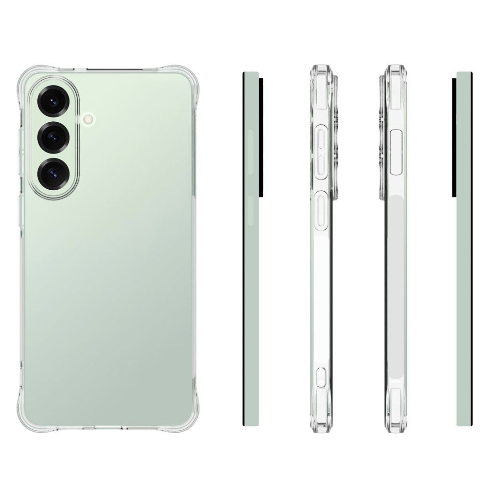 Samsung Galaxy S26+ (Plus) EIDERWOOD Fleksibelt Plast Bagside Cover m. Stødabsorberende Hjørner - Gennemsigtig