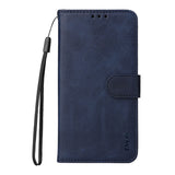 OnePlus 15R ENKAY - 2-i-1 Kunstlæder Cover inkl. Skærmbeskyttelsesglas - Blå