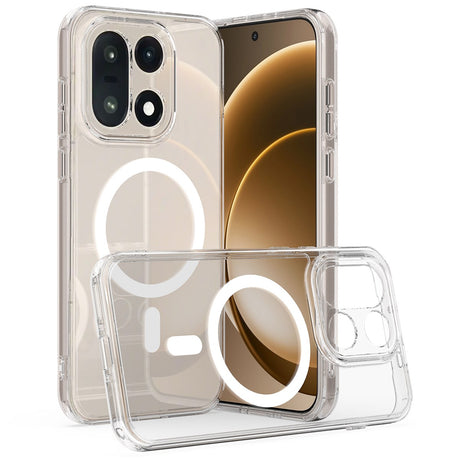 EIDERWOOD OnePlus 15 Hybrid Plastik Mobil Cover - MagSafe Kompatibel - Gennemsigtig