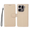 OPPO Find X9 Pro EIDERWOOD Kunstlæder Flip Cover - Strop - Beige