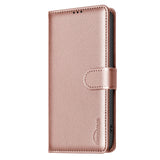Samsung Galaxy S26+ (Plus) BINFEN Kunstlæder Flip Cover - RFID Blokering - Kortholder - Ståfunktion - Rose Gold