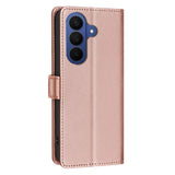 Samsung Galaxy S26+ (Plus) BINFEN Kunstlæder Flip Cover - RFID Blokering - Kortholder - Ståfunktion - Rose Gold
