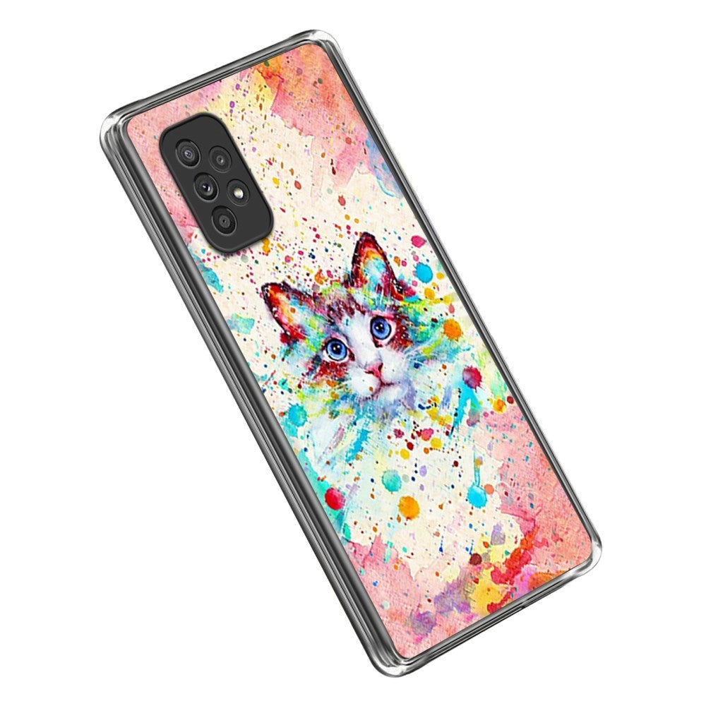 Samsung Galaxy A23 / A23 (5G) Fleksibelt TPU-plastdeksel - Søt Kat