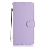 Google Pixel 10a EIDERWOOD Kunstlæder Flip Cover m. Strop - Lilla