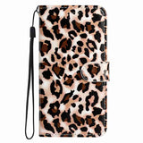 EIDERWOOD Samsung Galaxy A57 Kunstlæder Flip Cover - Mønster & Strop - Leopard