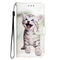EIDERWOOD Samsung Galaxy A57 Kunstlæder Flip Cover - Mønster & Strop - Kat