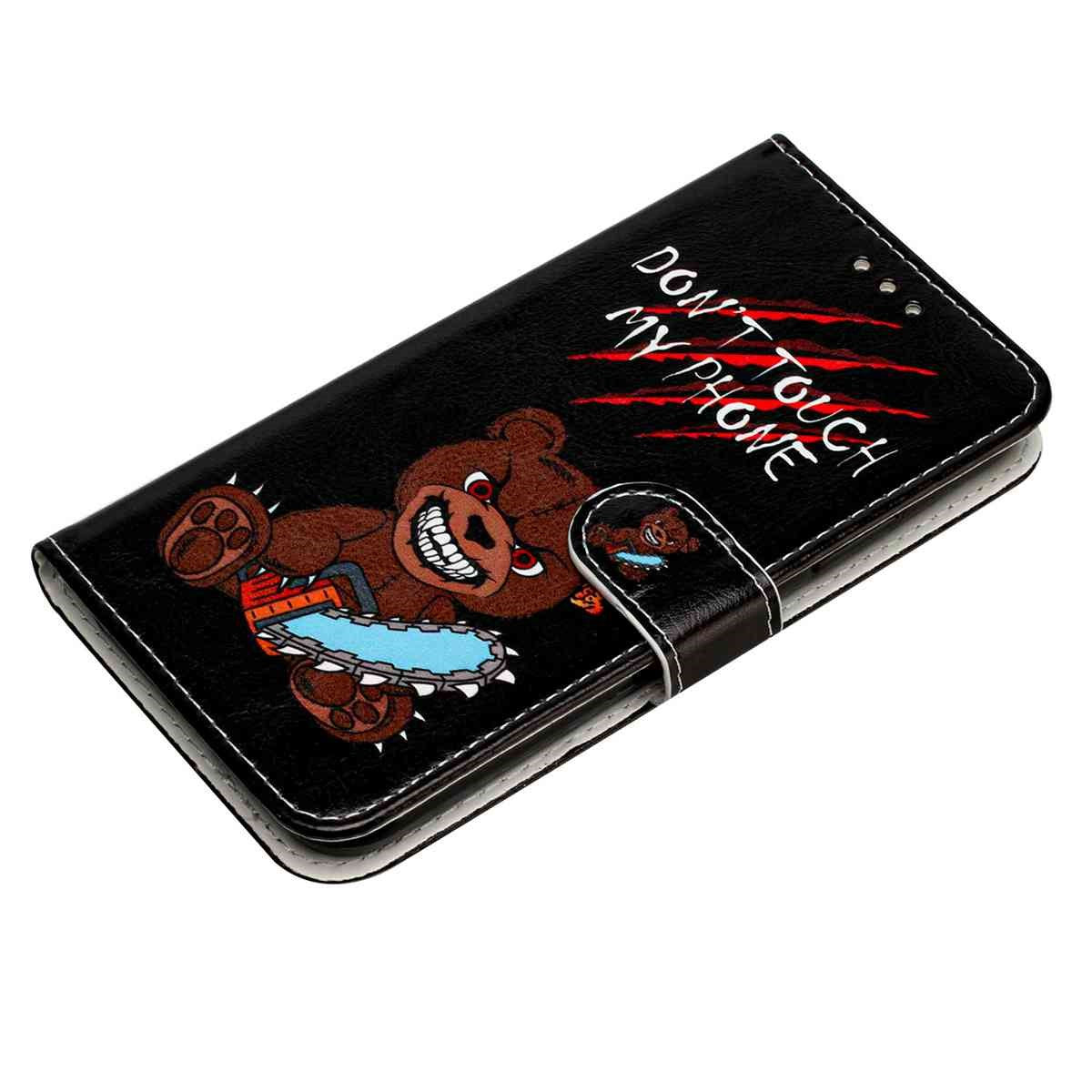 EIDERWOOD Samsung Galaxy A57 Kunstlæder Flip Cover - Mønster & Strop - Don't Touch My Phone