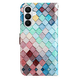 EIDERWOOD Samsung Galaxy A57 Kunstlæder Flip Cover - Mønster & Strop - Gitter