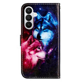 EIDERWOOD Samsung Galaxy A57 Kunstlæder Flip Cover - Mønster & Strop - Ulve