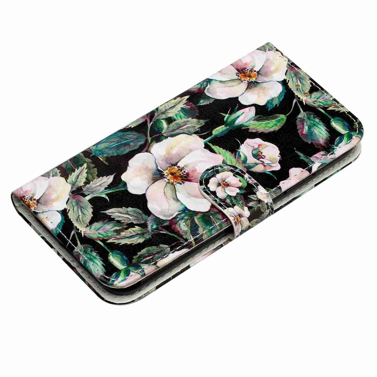 EIDERWOOD Samsung Galaxy A57 Kunstlæder Flip Cover - Mønster & Strop - Magnolia