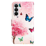 EIDERWOOD Samsung Galaxy A57 Kunstlæder Flip Cover - Mønster & Strop - Kirsebærtræ