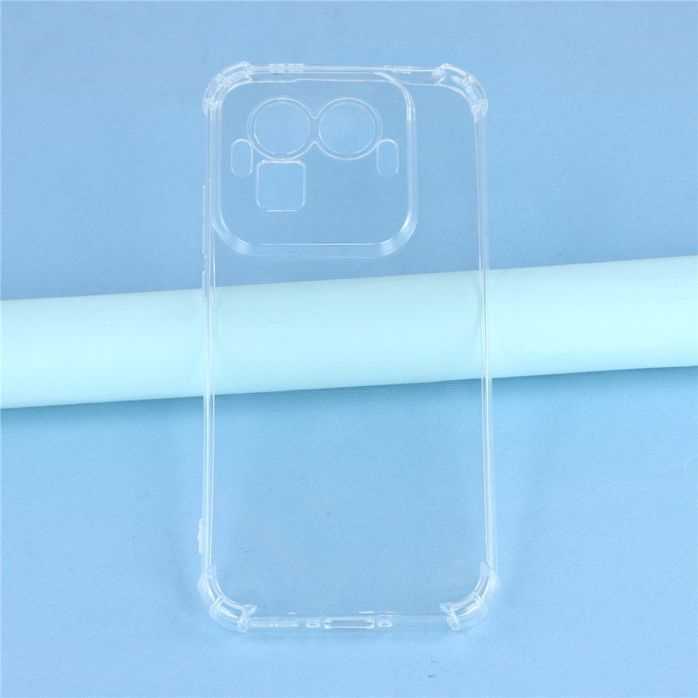 Realme GT 8 Pro EIDERWOOD Fleksibelt Plast Bagside Cover m. Stødabsorberende Hjørner - Gennemsigtig