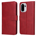 OnePlus 15R EIDERWOOD Kunstlæder Flip Cover - Strop - Rød