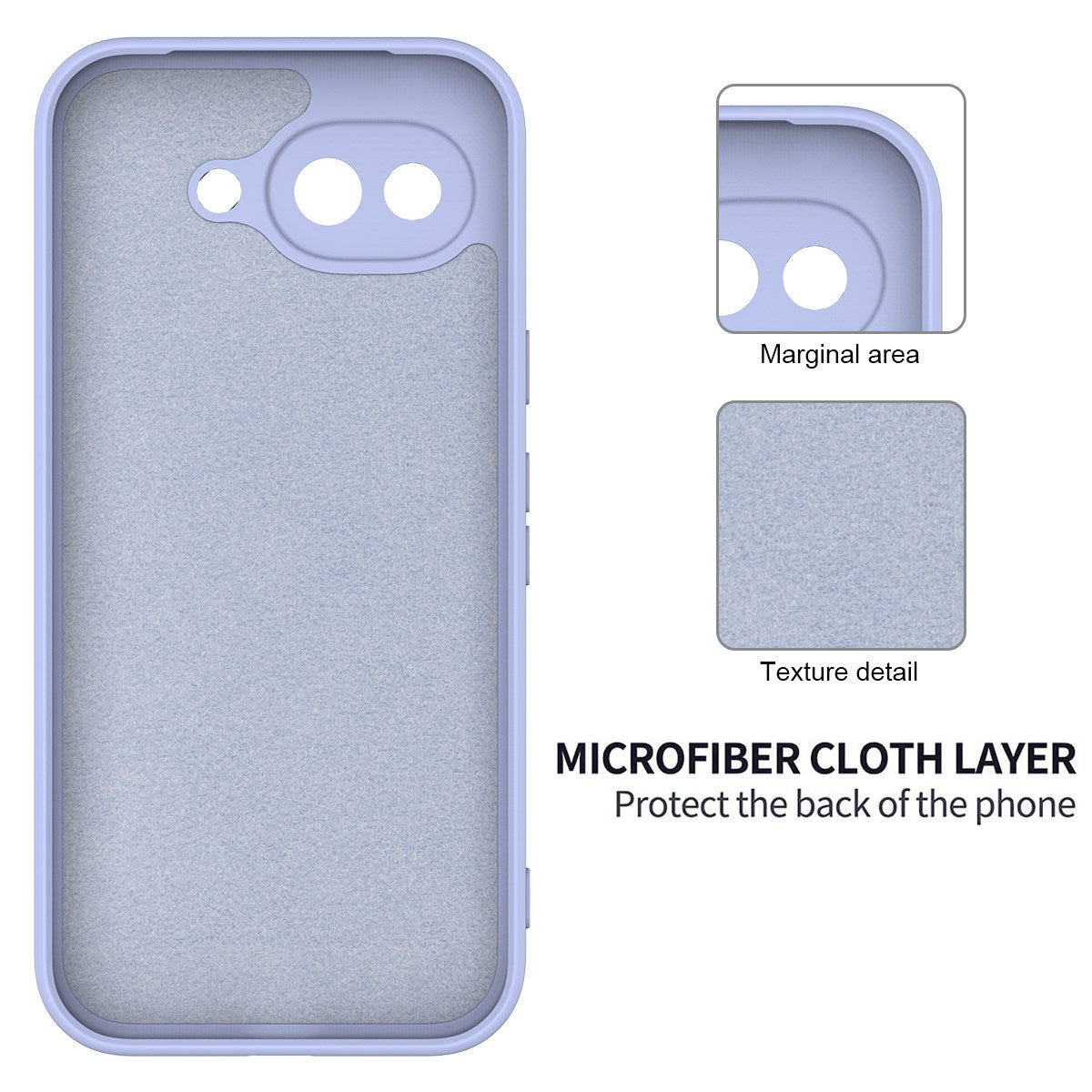 Google Pixel 10a EIDERWOOD Foret Silikone Bagside Cover m. Strop - Lilla