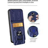 OPPO Find X9 Pro EIDERWOOD Håndværkercase - 360° Roterbar Camslider / Kickstand / Kortholder  - Sort