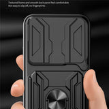 OPPO Find X9 Pro EIDERWOOD Håndværkercase - 360° Roterbar Camslider / Kickstand / Kortholder  - Rose Gold