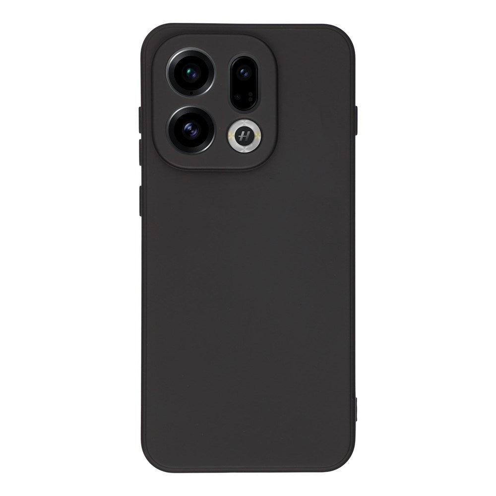 OPPO Find X9 - EIDERWOOD Foret Fleksibelt Plast Bagside Cover - Sort
