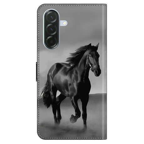Samsung Galaxy A57 EIDERWOOD Flipcover m. Indbygget Kortholder & Ståfunktion - Hest