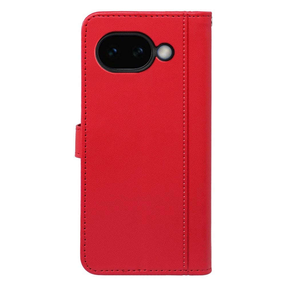 Google Pixel 10a EIDERWOOD Kunstlæder Flip Cover - Rød
