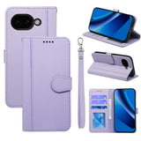 Google Pixel 10a EIDERWOOD Kunstlæder Flip Cover - Lilla