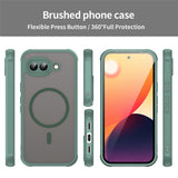Google Pixel 10a EIDERWOOD Mat Hybrid Plast Bagside Cover - MagSafe Kompatibel - Grøn