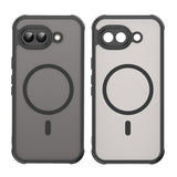 Google Pixel 10a EIDERWOOD Mat Hybrid Plast Bagside Cover - MagSafe Kompatibel - Sort