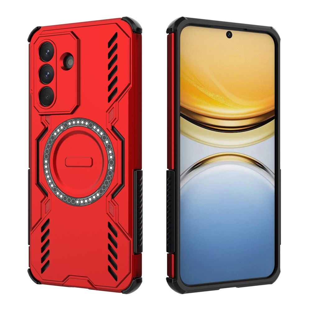 Samsung Galaxy A57 EIDERWOOD Håndværker Cover - Varmeafledning - MagSafe Kompatibel - Rød