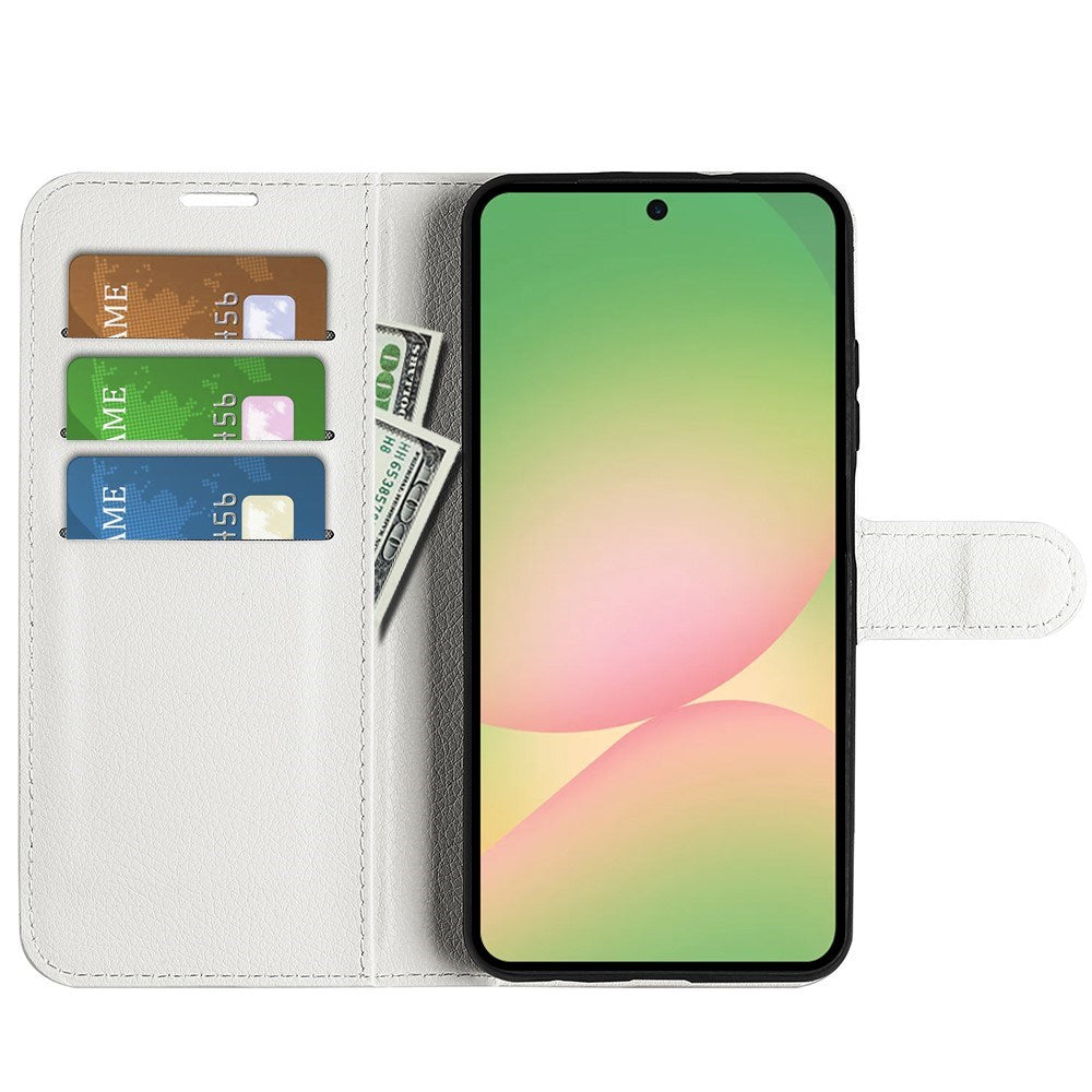 Samsung Galaxy A57 - EIDERWOOD Kunstlæder Flip Cover - Hvid