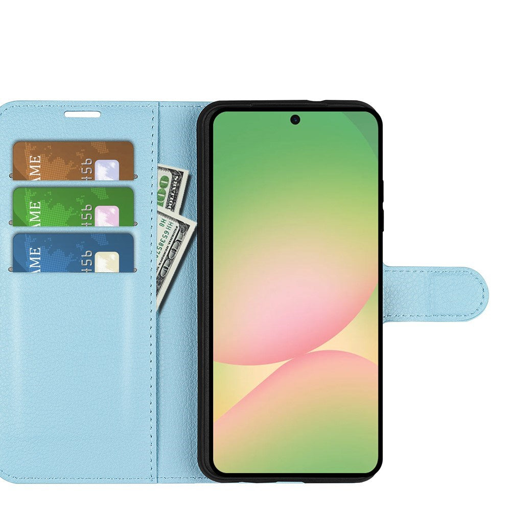 Samsung Galaxy A57 - EIDERWOOD Kunstlæder Flip Cover - Blå