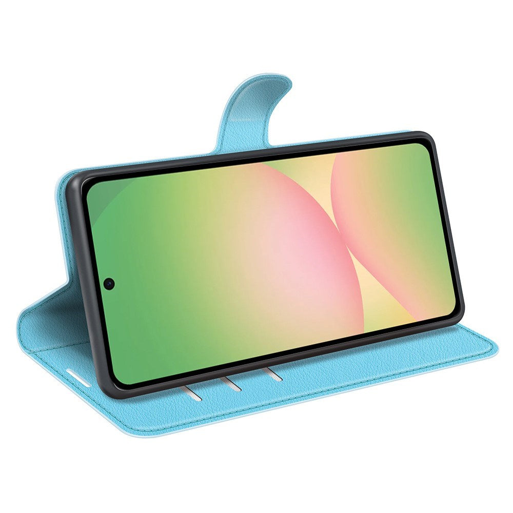 Samsung Galaxy A57 - EIDERWOOD Kunstlæder Flip Cover - Blå