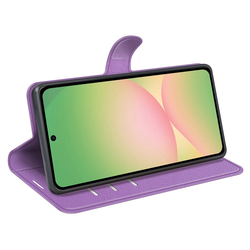 Samsung Galaxy A57 - EIDERWOOD Kunstlæder Flip Cover - Lilla