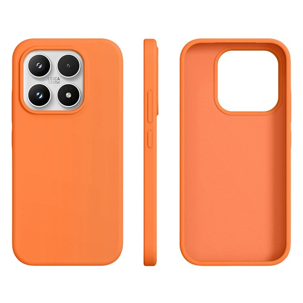 Xiaomi 17 EIDERWOOD 2-i-1 Silikone & Hård Plast Bagside Cover - Orange