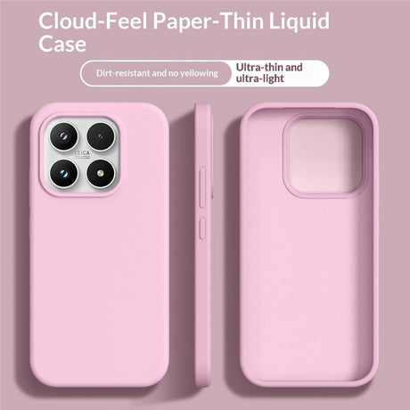 Xiaomi 17 EIDERWOOD 2-i-1 Silikone & Hård Plast Bagside Cover - Lyserød